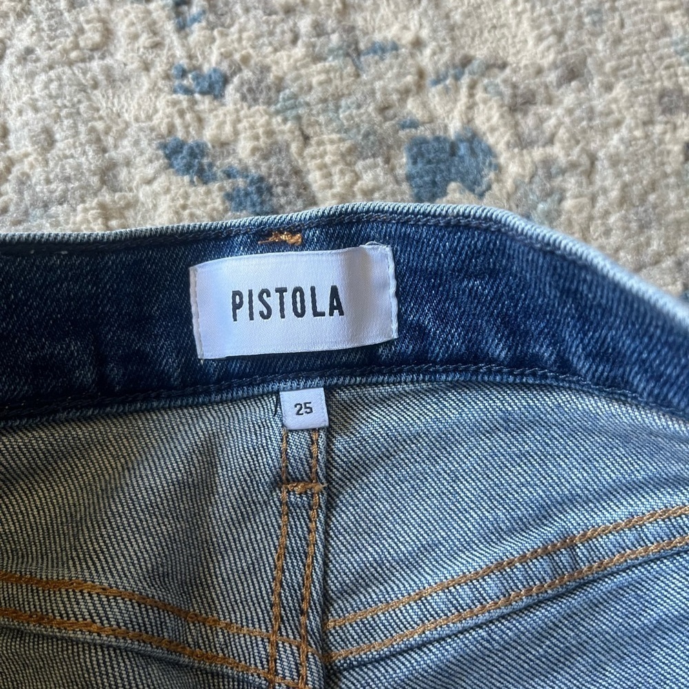 Pistola Charlie High-Rise Straight Ankle Jeans size 25 - Picture 3 of 5